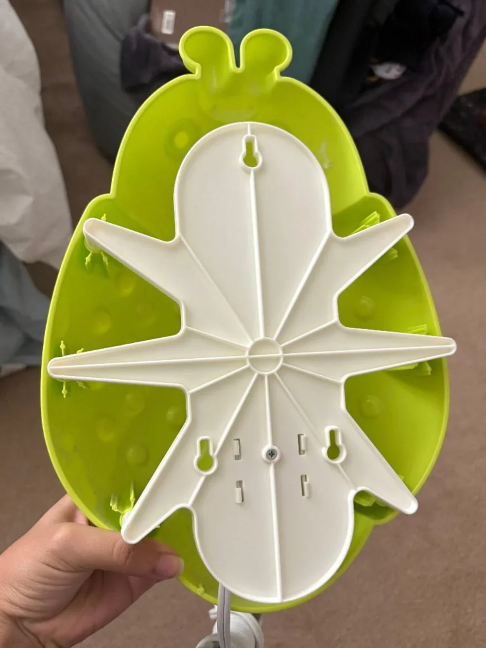 IKEA Green Ladybug Wall Night Light SMILA BAGGE